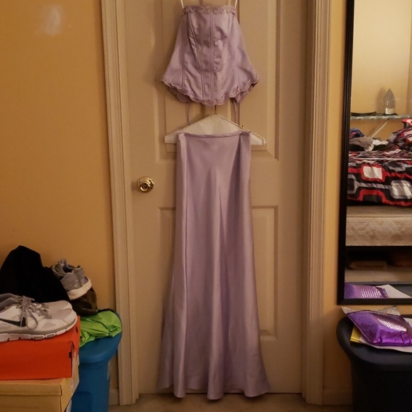 2 Piece Prom Dress - Picture 1 of 6